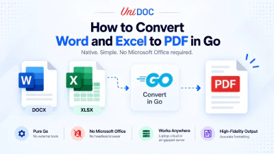 How to Convert Word and Excel to PDF in Go